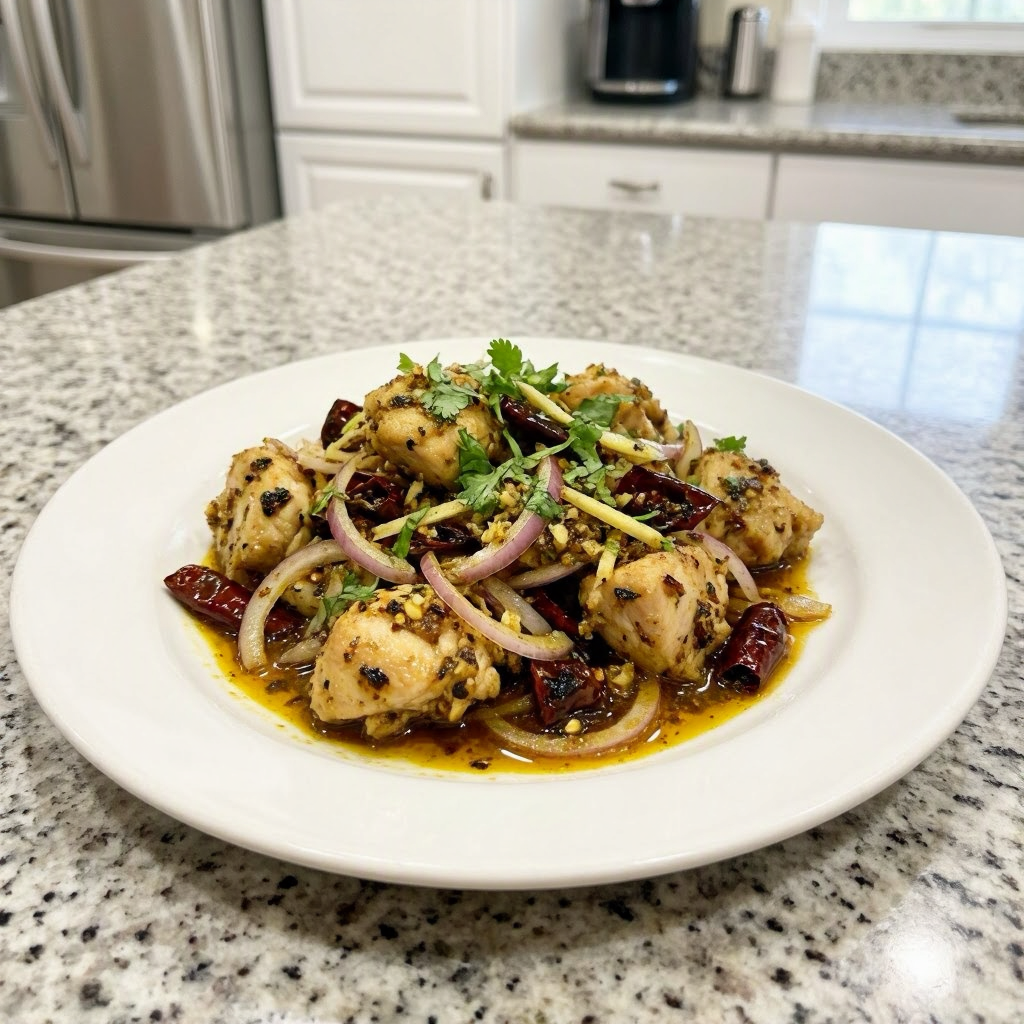 Chicken Choila (Newari Smoky Spiced Chicken)