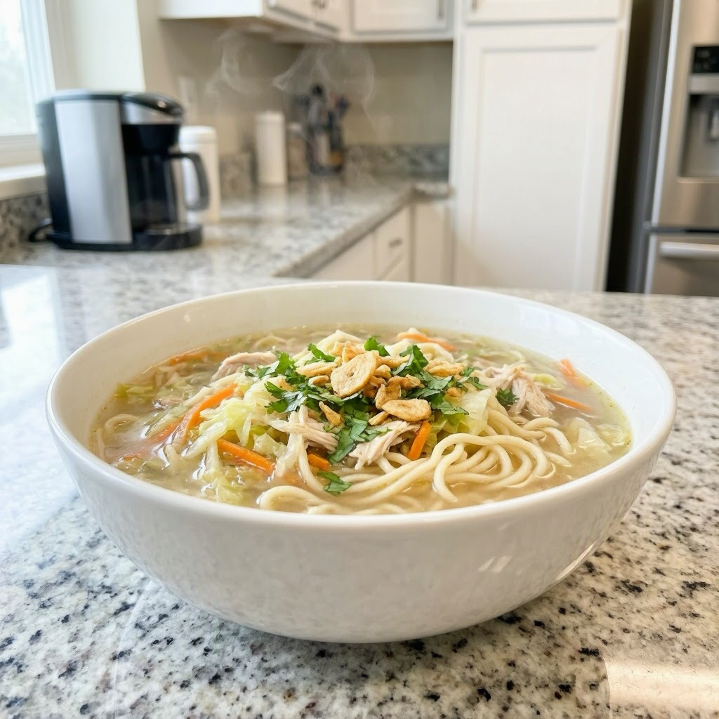 Thukpa (Nepali-Tibetan Chicken Noodle Soup)